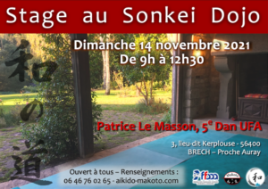 Stage au Sonkei Dojo par Patrice Le Masson - Auray